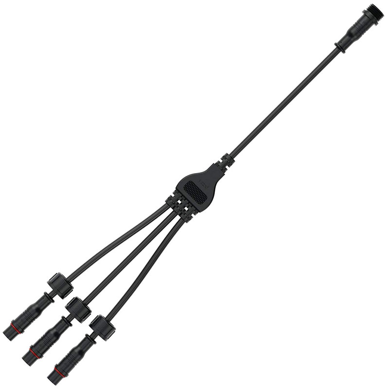 Small Size 2/3/4/5 Pin Waterproof 1-to-3 Power Cable Splitter Connector Small Size 2/3/4/5 Pin Waterproof 1-to-3 Power Cable Splitter Connector